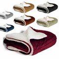 Deluxe Micro Mink Sherpa Blanket (Embroidery)